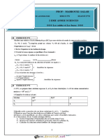 Série D'exercices N°8 Lycée Pilote - Sciences Physiques - Les Acides Et Les Bases - 2ème Sciences (2016-2017) MR Mabrouki Salah