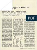 Heat Treatments For Improving The Weldability and Formability of Udimet 700