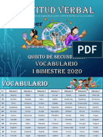 Voc - I Bim - 5.º Sec - I - Bim - Ae 2020 PDF
