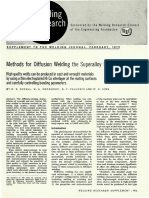 Methods For Diffusion Welding The Superalloy Udimet 700