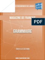 Magazine Francais Grammaire