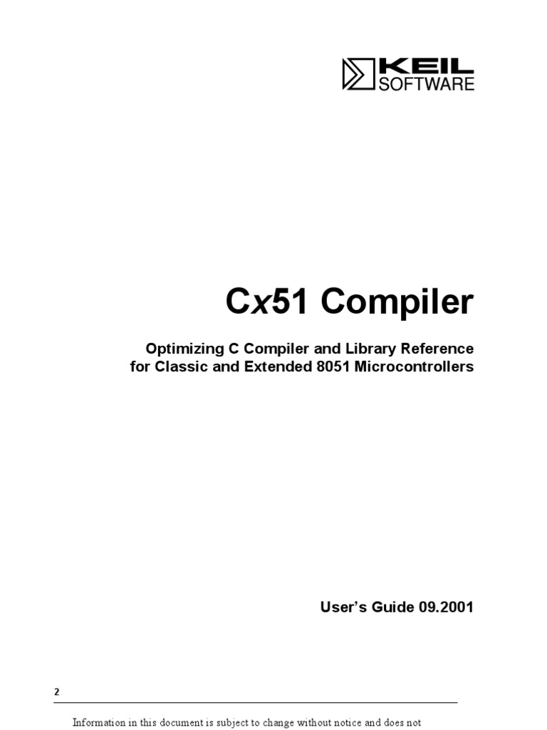 Cx51 Keil | PDF | C (Programming Language) | Subroutine