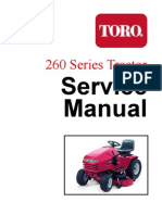 Toro WheelHorse 260 Series Service Manual