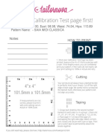 Print This Callibration Test Page First!: 4"x 4" 101.5mm X 101.5mm