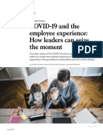 COVID-19 and The Employee Experience: How Leaders Can Seize The Moment