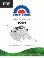 Download Tuff-Torq k61 Transmission Manual by Kevins Small Engine and Tractor Service SN47347629 doc pdf