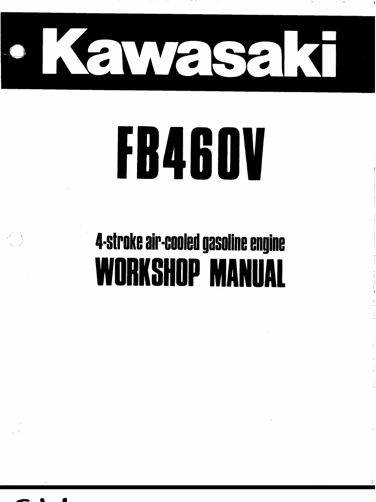 Kawasaki FB460V service Manual