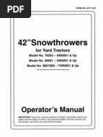 Download Toro WheelHorse Snow Blower Manual Model 79262 for 260 series by Kevins Small Engine and Tractor Service SN47347685 doc pdf