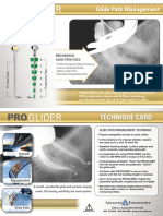 Pro Glider Tech Card