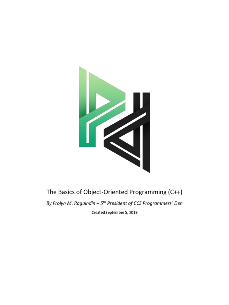 C++ Object-Oriented Programming Guide | PDF | Method (Computer ...