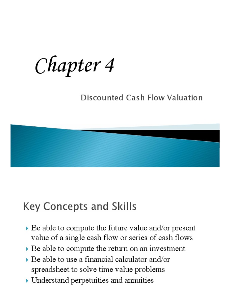 Discounted Cash Flow Valuation | PDF | Net Present Value | Present Value