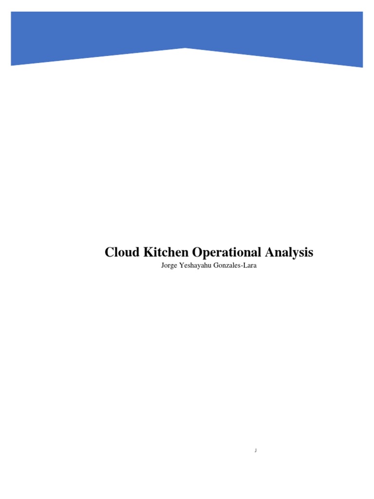 Cloud Kitchen Operational Insights | PDF | Cloud Computing | Point Of Sale