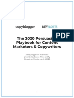 2020 Persuasion Playbook For Digital Marketers
