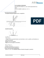 Graphic Representation of Algebraic Expression: QA - Graphs-Basics