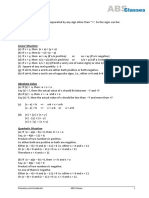 QA - Inequalities