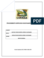 Procedimiento Proceso Diciplinario PDF