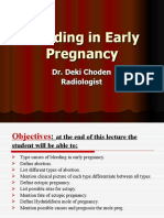 Bleeding in Early Pregnancy