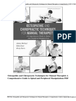 Osteopathic and Chiropractic Techniques For Manual Therapists A Comprehensive Guide To Spinal and Peripheral Manipulations PDF