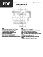 COMPUTER PARTS Answer Key