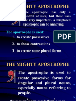 The Mighty Apostrophe