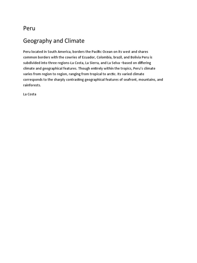 Peru | PDF