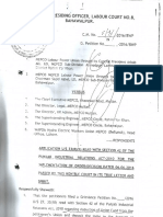 Before The Presiding Officer Labour Court No.8 Bahawalpur PDF