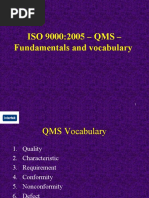 QMS Quality Vocabulary