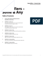 Quentifiers-Some and Any Esl PDF