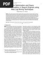 Download Rank Optimization and Query Recommendation in Search Engines using Web Log Mining Techniques by Journal of Computing SN47349124 doc pdf