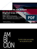 El Poder de Los Datos en La Transformacion Digital Tras COVID-19