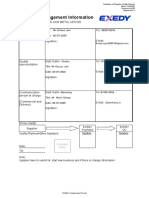 Supplier Management Information (1205)