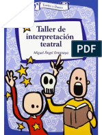 Taller de Interpretación Teatral PDF