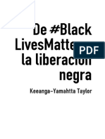 De BlackLivesMatter A La Liberacin Negra Keeanga Yamahtta Taylor PDF