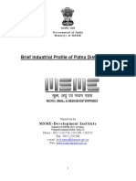 Brief Industrial Profile of Patna District, Bihar: MSME-Development Institute