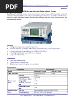 SUN-IRL-A Insertion and Return Loss Tester