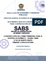 Contratación de obras para cierre perimetral de hospital