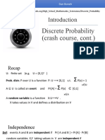 Discrete Probability (Crash Course, Cont.) : Online Cryptography Course Dan Boneh