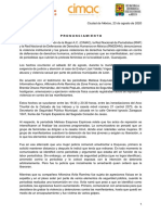 Pronunciamiento - Periodistasydefensoras - Leon - Guanajuato VF PDF