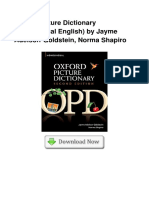 Oxford Picture Dictionary (Monolingual English) by Jayme Adelson-Goldstein, Norma Shapiro