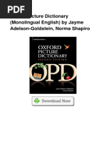 The Pictorial English Dictionary | PDF
