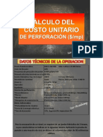 CALCULO DE COSTOS DE PERFORCION