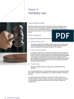 Company Law: Types of Business Entities