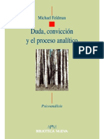 Duda, Convicción y El Proceso Analítico PDF