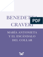 CRAVERI. Maria Antonieta y El Escandalo Del Collar