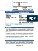 Contenido Programático Quimica Ing. (CIV IND TEL MUL MEC) 2020 II