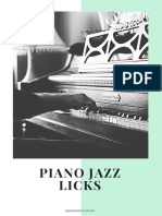 Piano Jazz Licks PDF