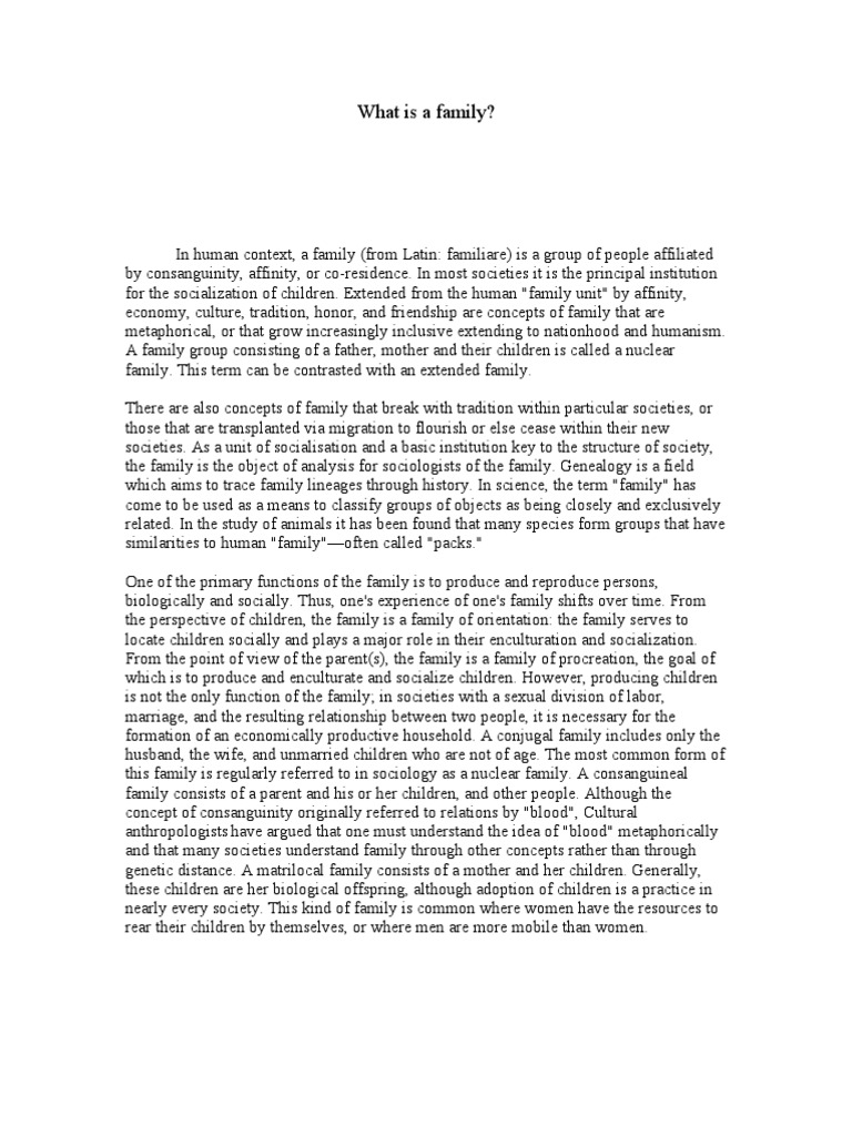 what-is-a-family-pdf-family-society