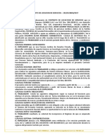 Contrato de servicios técnicos en Arequipa