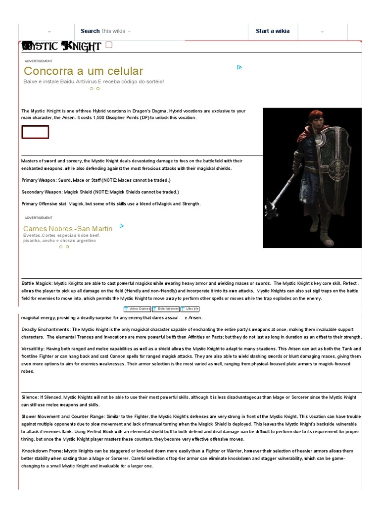 Mystic Knight - Dragon's Dogma Wiki