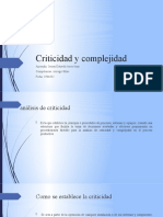 Criticidad - Complejidad